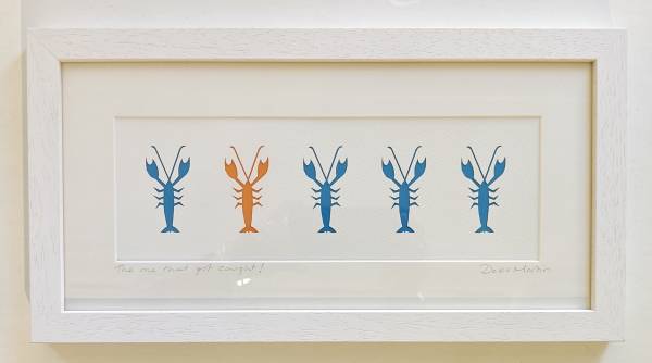 - a , Paper Sculpture by Debs Martin, measuring 9 x 29 cm (H x W) framed at 20 x 39 cm £55
